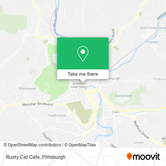 Rusty Cat Cafe map
