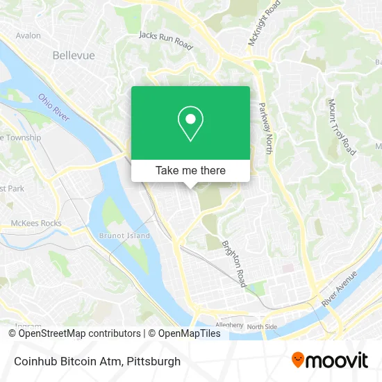 Coinhub Bitcoin Atm map