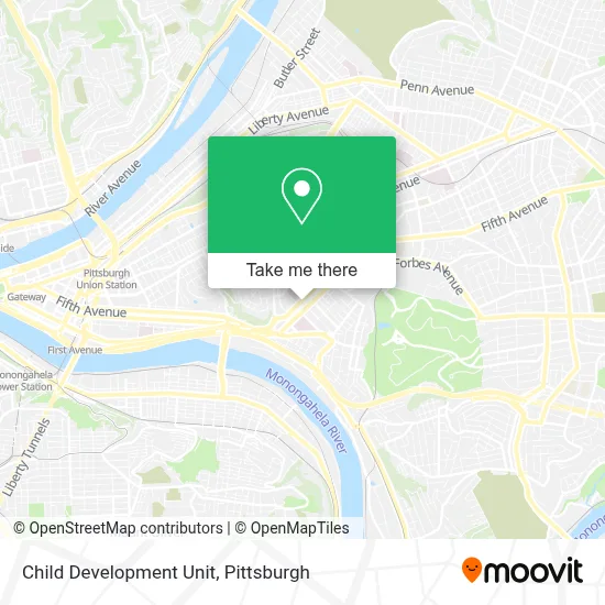 Child Development Unit map