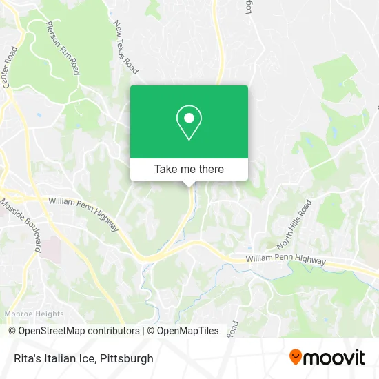 Rita's Italian Ice map