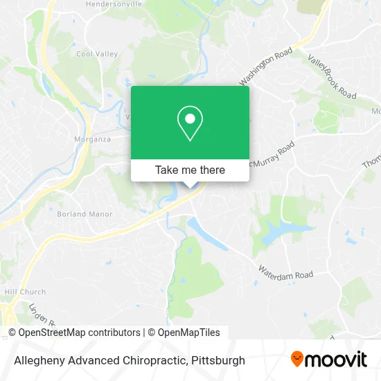 Allegheny Advanced Chiropractic map