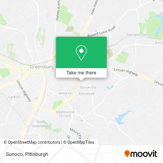 Sunoco map