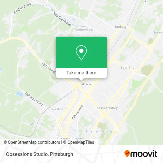 Obsessions Studio map