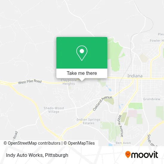 Indy Auto Works map