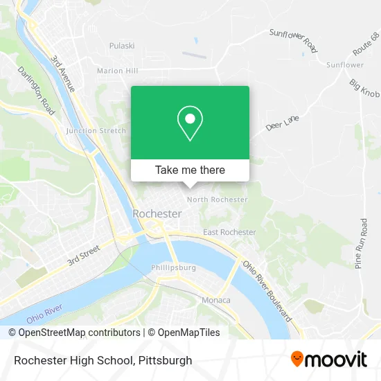 Rochester High School map