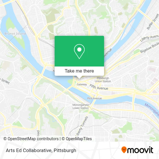 Arts Ed Collaborative map
