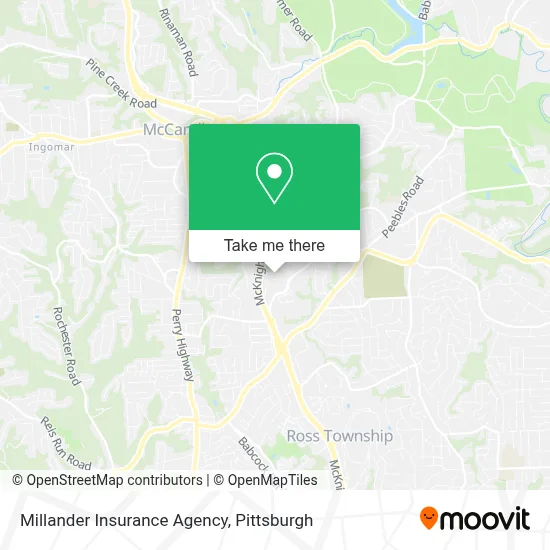 Millander Insurance Agency map