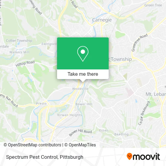 Spectrum Pest Control map
