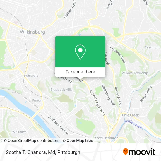 Seetha T. Chandra, Md map