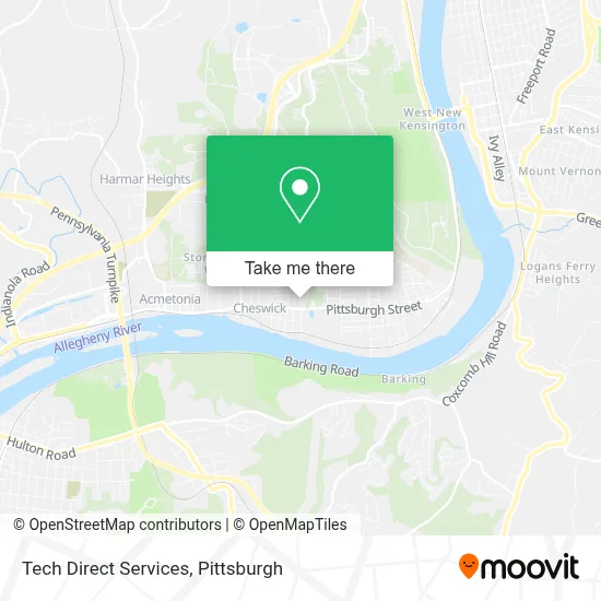 Tech Direct Services map