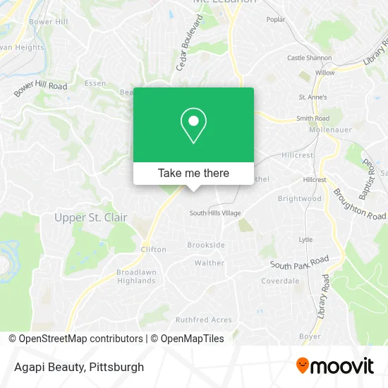 Agapi Beauty map