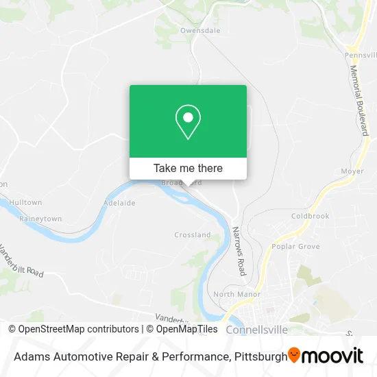 Adams Automotive Repair & Performance map