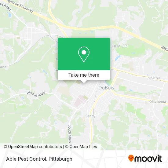 Able Pest Control map