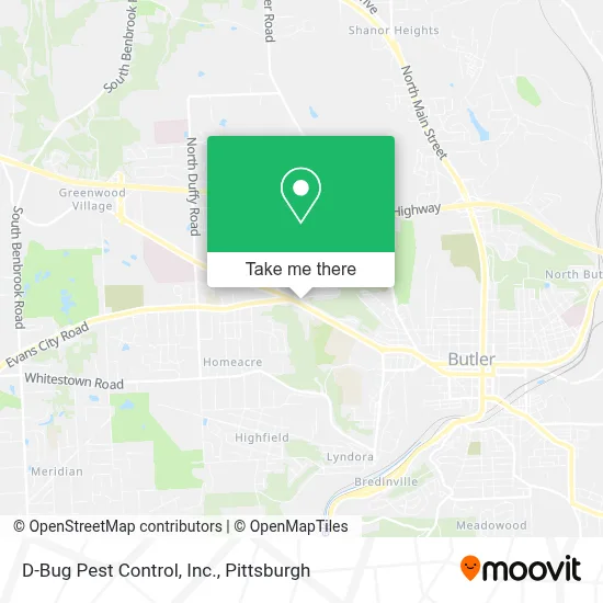 D-Bug Pest Control, Inc. map