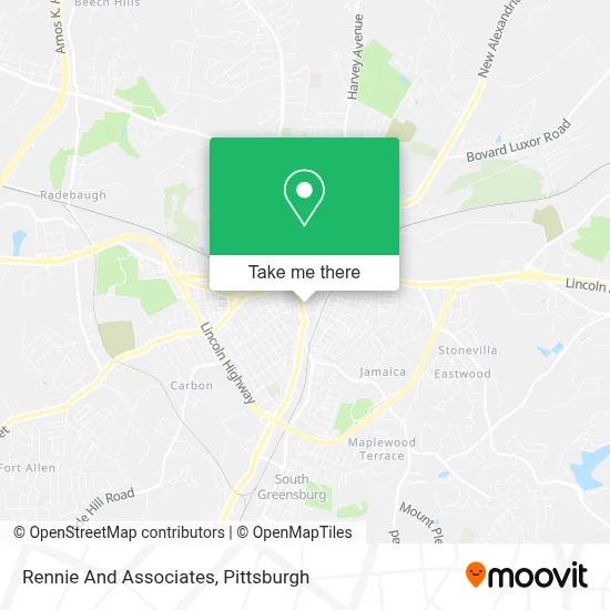 Rennie And Associates map