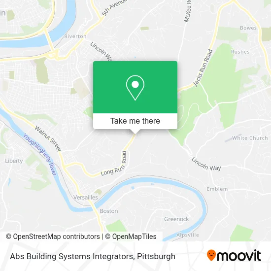 Abs Building Systems Integrators map