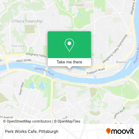 Perk Works Cafe map