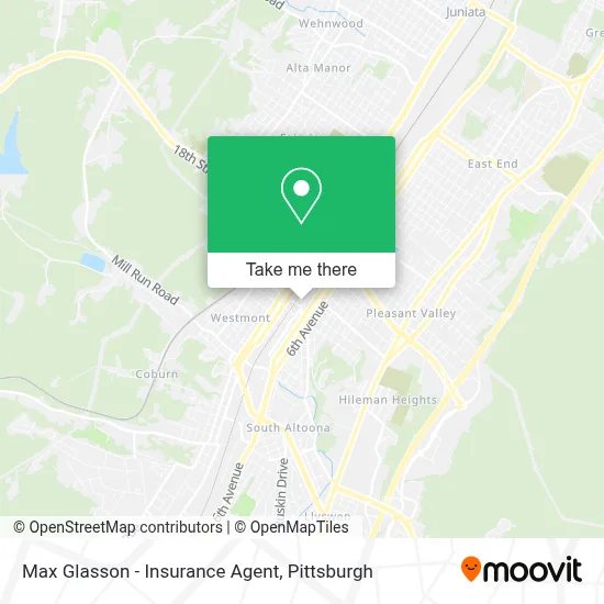 Max Glasson - Insurance Agent map