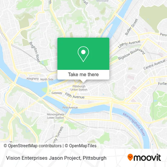 Vision Enterprises Jason Project map