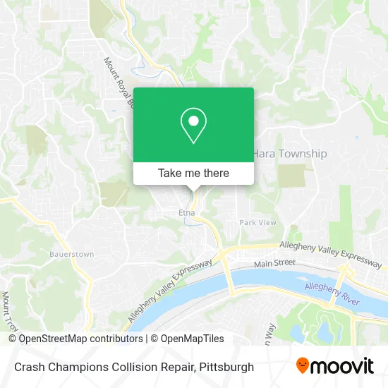 Crash Champions Collision Repair map
