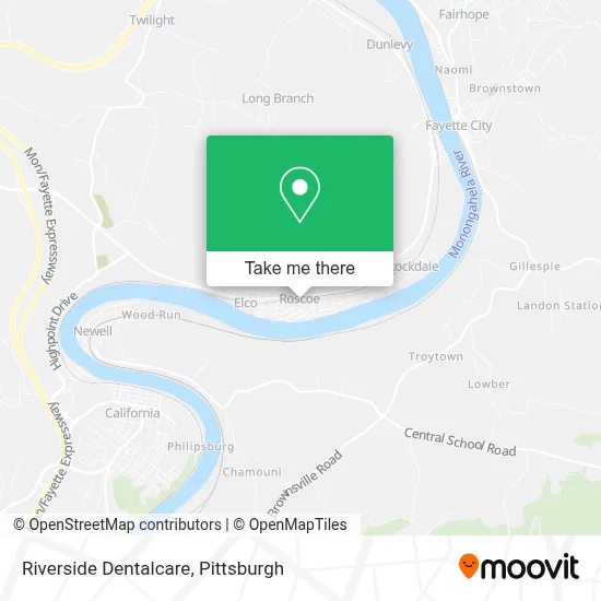 Riverside Dentalcare map