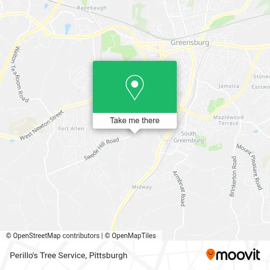 Perillo's Tree Service map