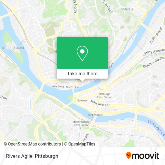 Rivers Agile map