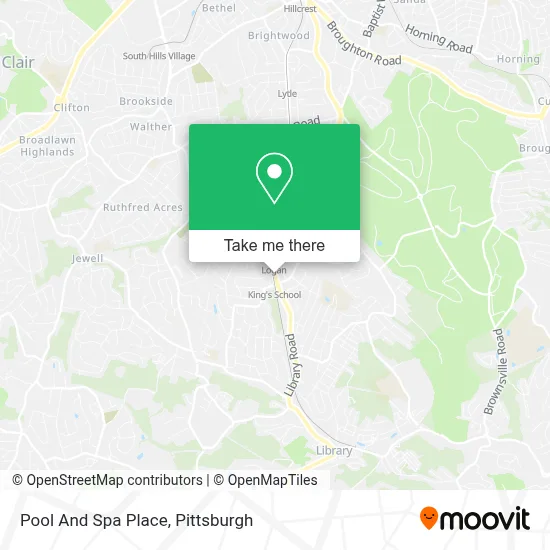 Pool And Spa Place map