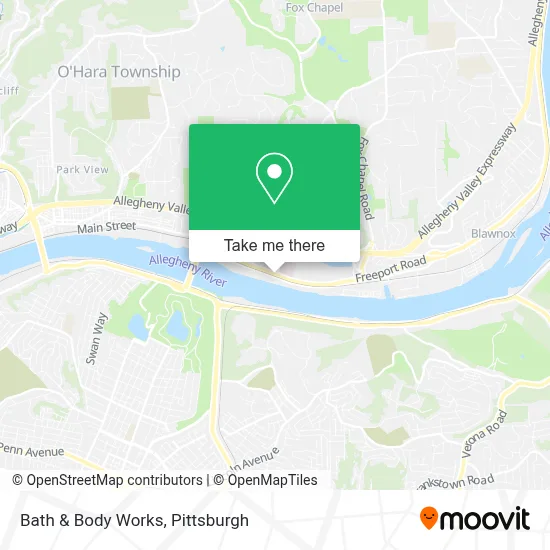 Bath & Body Works map
