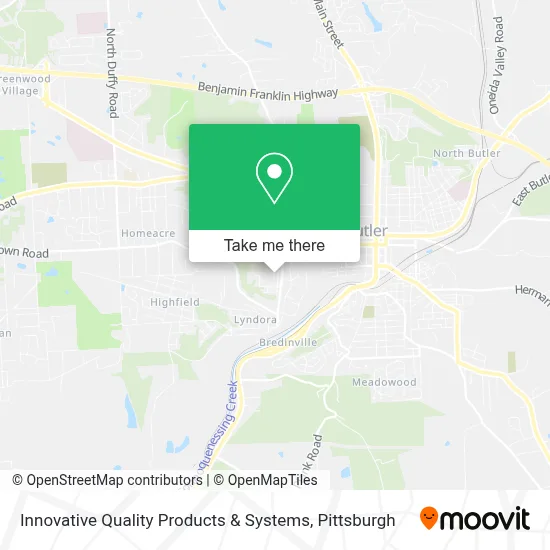 Innovative Quality Products & Systems map