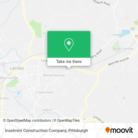 Inselmini Construction Company map