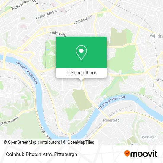 Coinhub Bitcoin Atm map