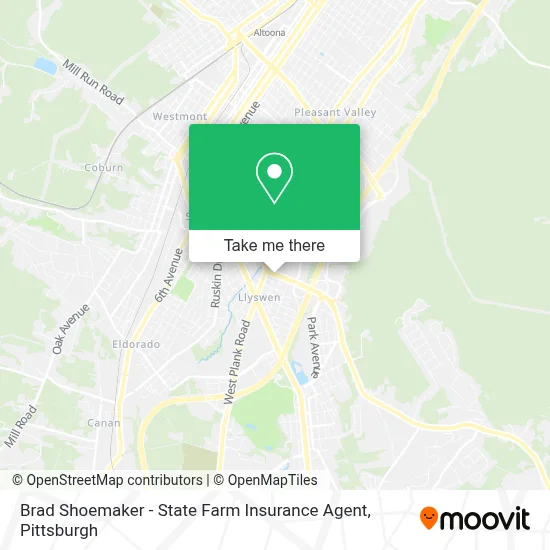 Brad Shoemaker - State Farm Insurance Agent map