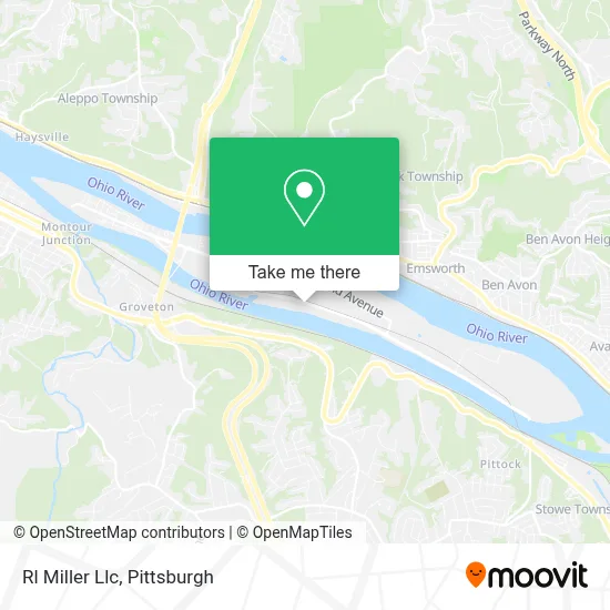 Rl Miller Llc map