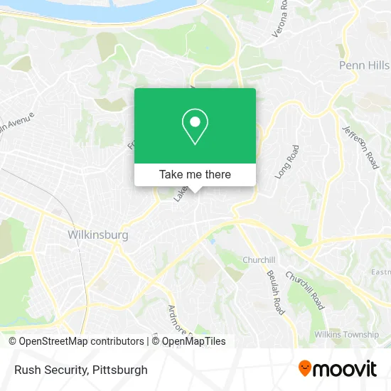 Rush Security map