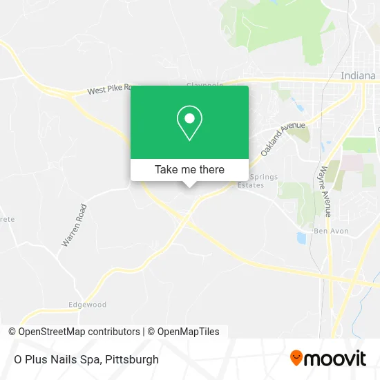 O Plus Nails Spa map