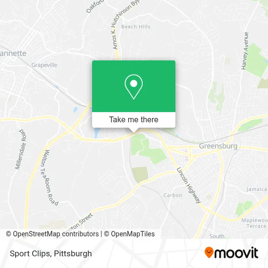 Sport Clips map