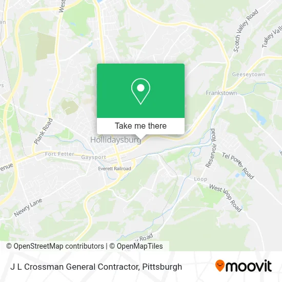J L Crossman General Contractor map