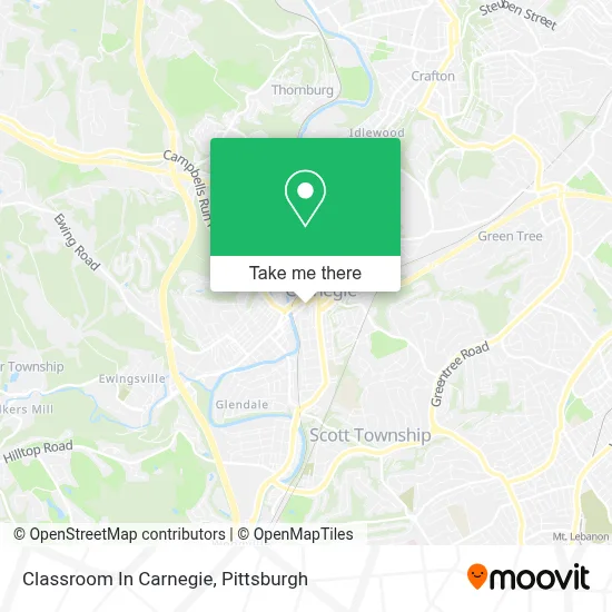 Classroom In Carnegie map