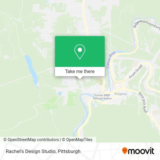 Rachel's Design Studio map