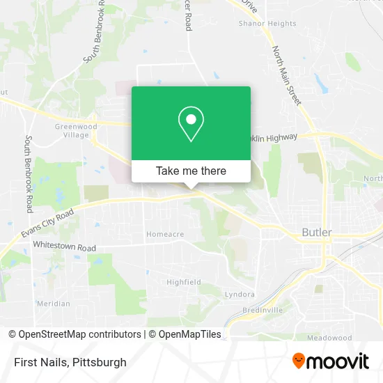 First Nails map