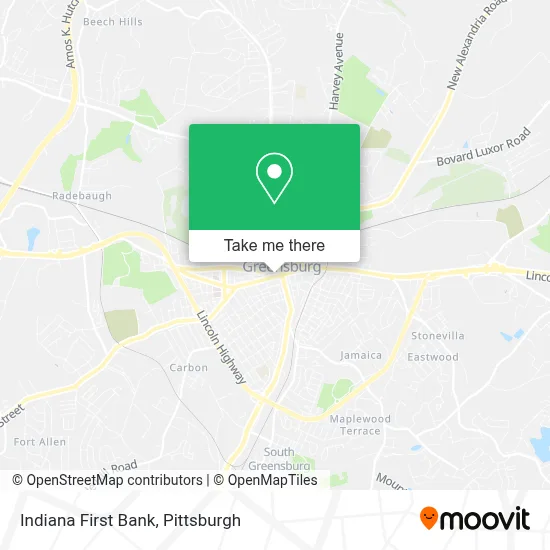 Indiana First Bank map