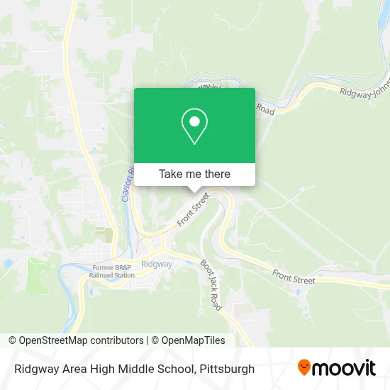 Ridgway Area High Middle School map