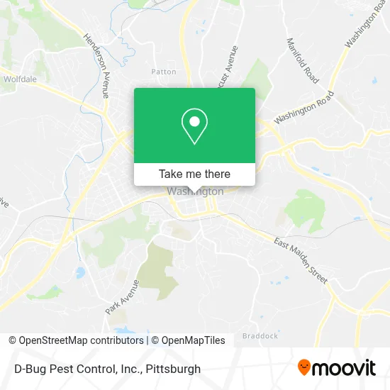 D-Bug Pest Control, Inc. map