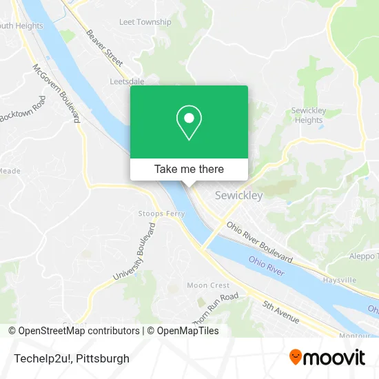 Techelp2u! map