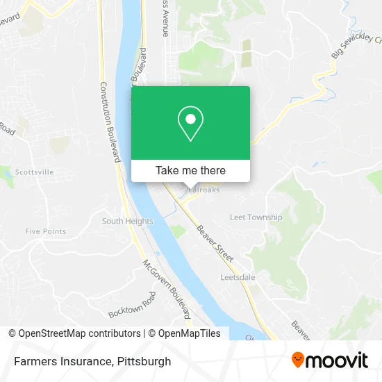 Farmers Insurance map