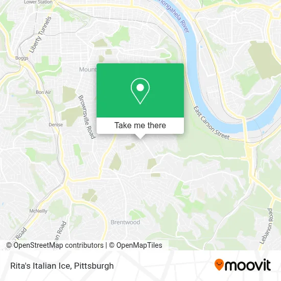 Rita's Italian Ice map