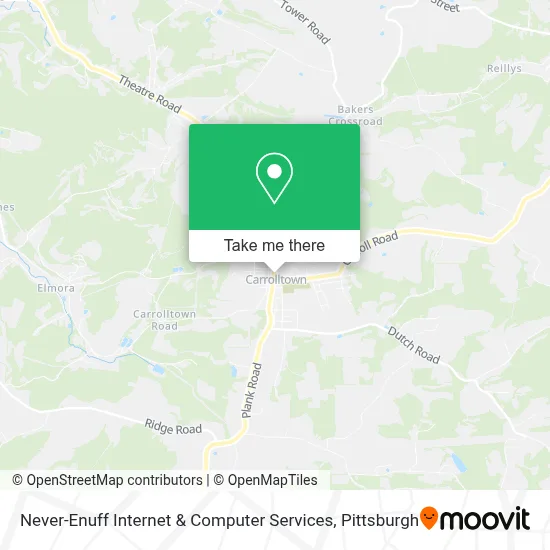 Never-Enuff Internet & Computer Services map