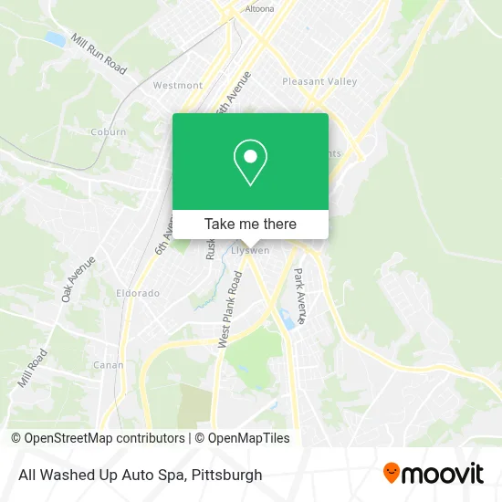 All Washed Up Auto Spa map