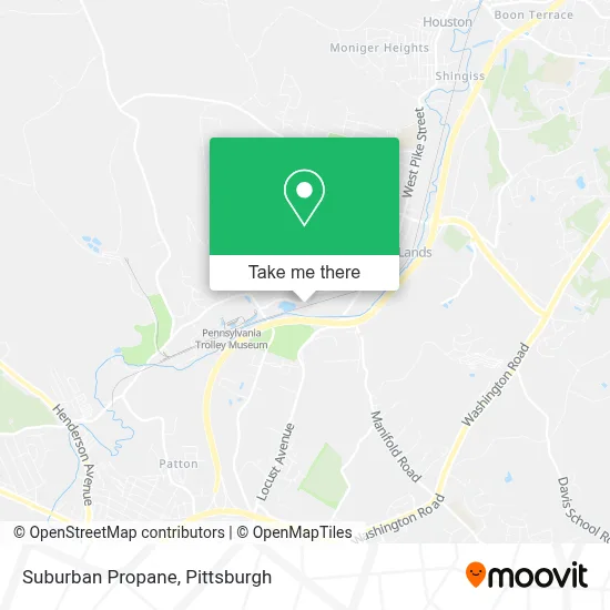 Suburban Propane map